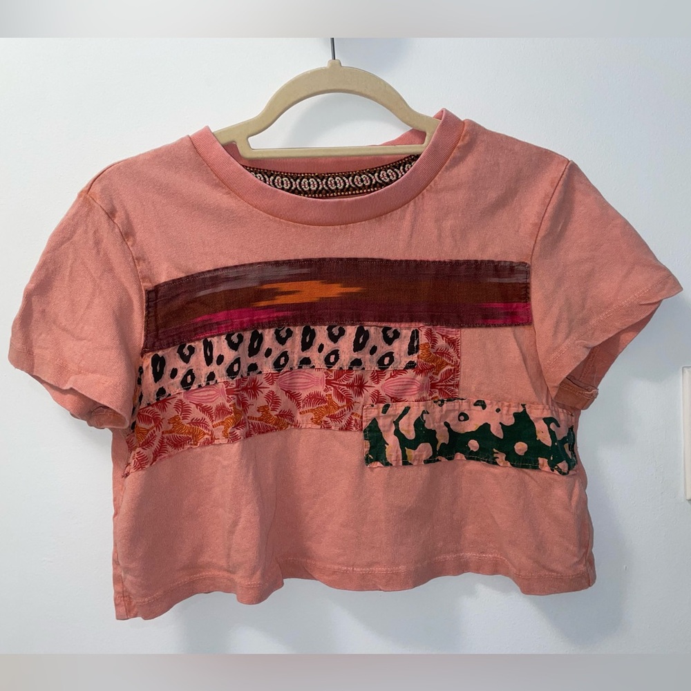 Patchwork Crop Top - Picture 3 of 16